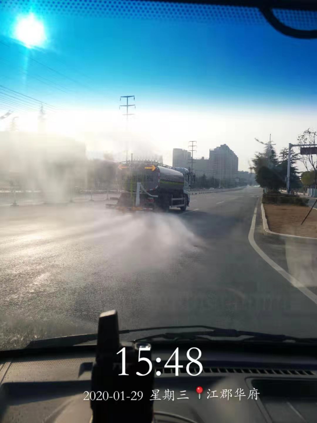 抗疫一线丨jiuyou.com九游环境15台清洁消毒车开始作业